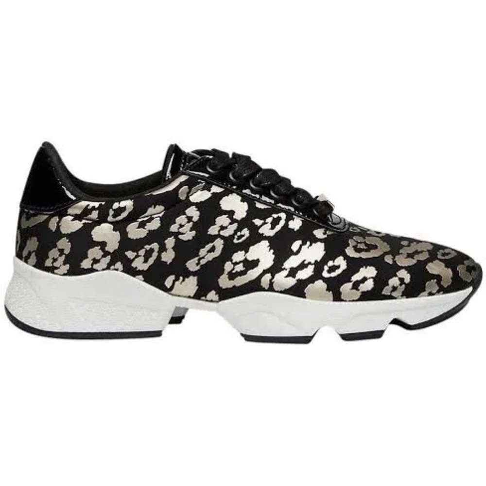 MIMCO SHOES 🖤BLACK GOLD REBEL SNEAKERS WOMENS SIZE  9 ,EU 40 🖤 RRP $179.00 - Picture 2 of 15